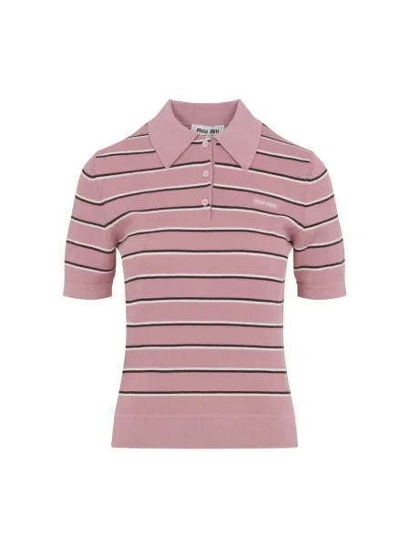 Sweter Miu Miu różowy