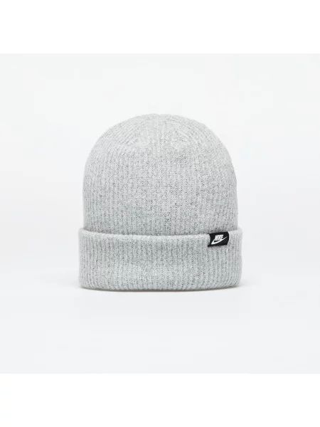 Zimní čepice Nike Terra Futura Short-Cuff dark grey heather šedý