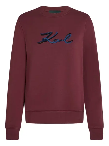 Суитчър Karl Lagerfeld с пайети червено