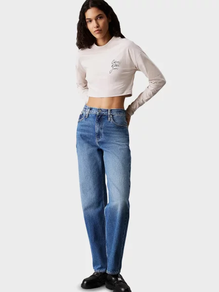 Лонгслів Calvin Klein Jeans сірий