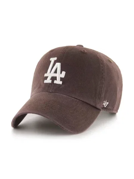 Șapcă de baseball din Mlb Los Angeles Dodgers cu imprimeu maro