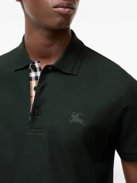 Tricou polo Burberry verde