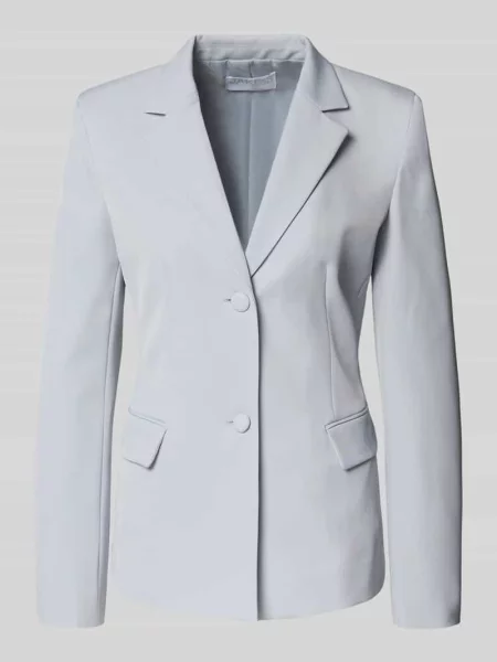 Marynarka z klapami i z patkami Jake*s Collection błękitna