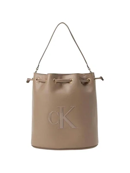 Calvin Klein Geantă tip sac taupe gri