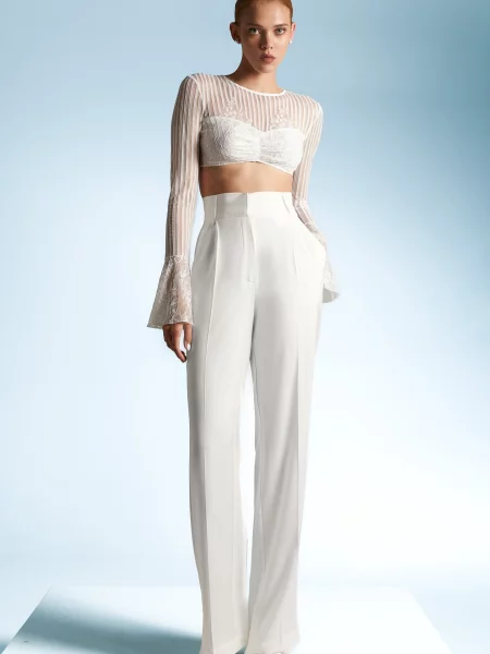 Gepur Штани палаццо Молочний 