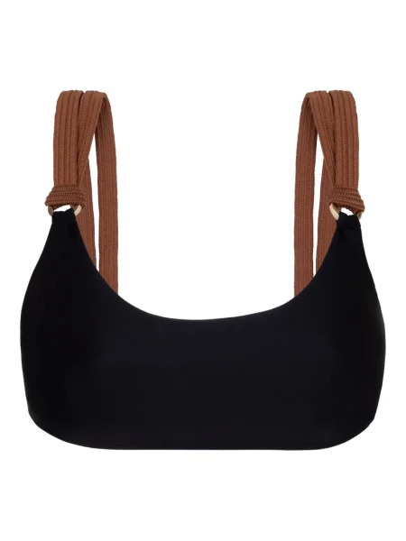 Bikini Lenny Niemeyer plecione na ramiączkach czarne