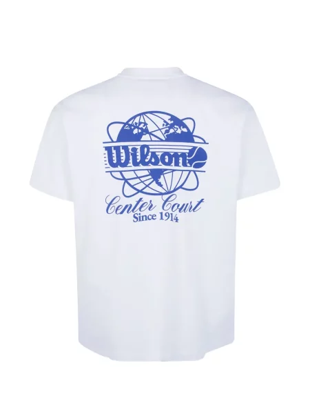 Tricou Wilson cu imagine alb