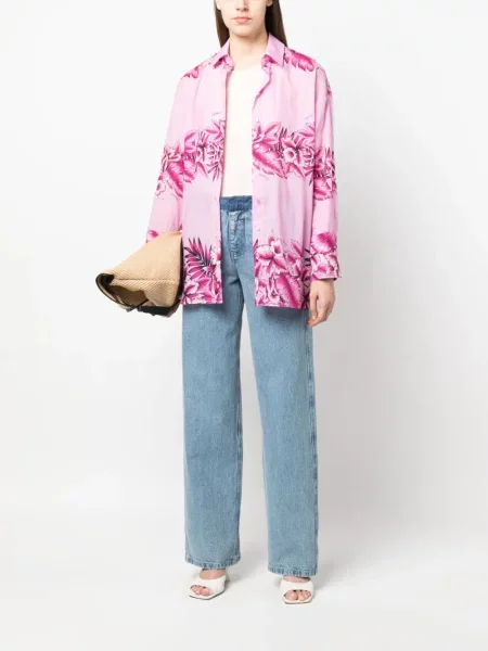 Cămașă Pinko cu model floral cu imagine