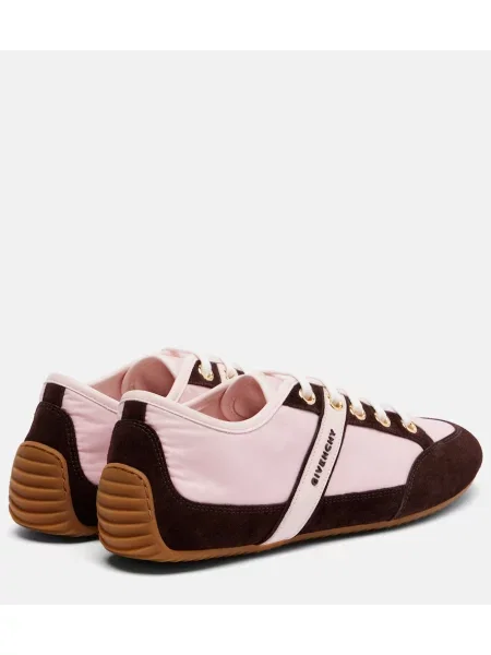 Sneakerși Givenchy din piele de căprioară roz