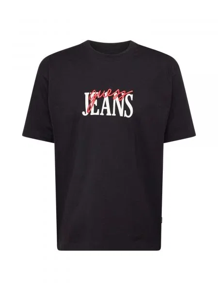 Guess Jeans Tricou | Oversize fit negru