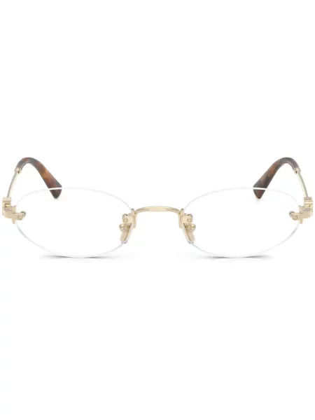 Ochelari de soare Miu Miu Eyewear auriu