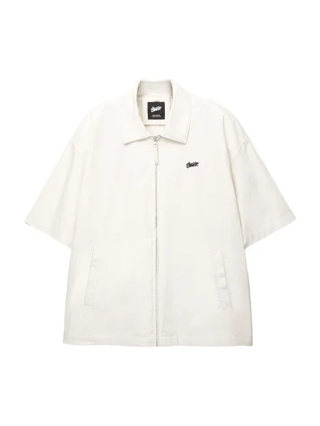 Pull&Bear Geacă de primăvară-toamnă STWD' alb