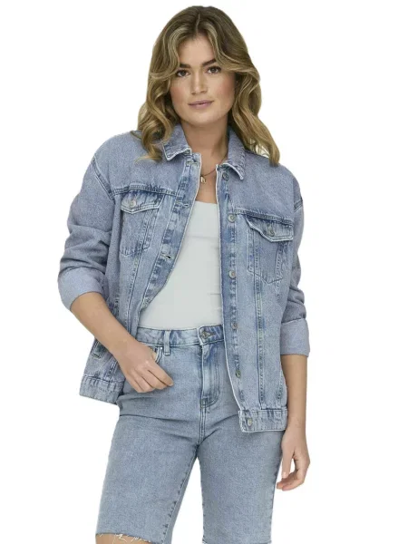 Geacă de blugi Only alb