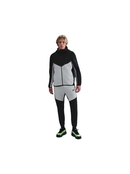Nike Sportswear Kalhoty TCH FLC světle / černá šedá