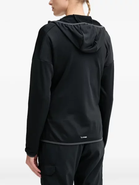 Pantaloni Adidas tricotate cu autograf alergare albastru