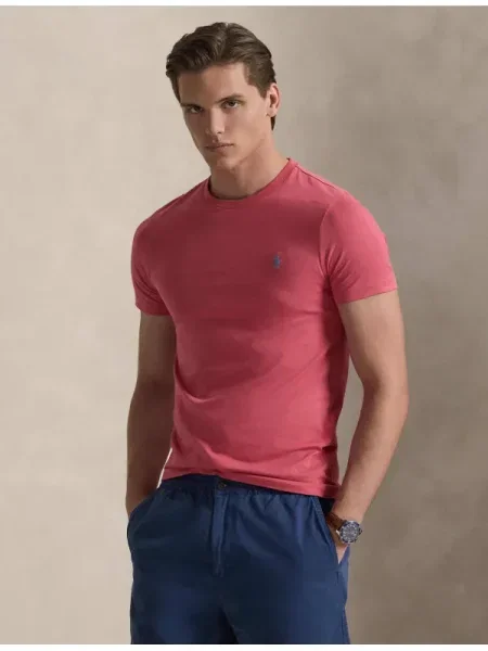 POLO RALPH LAUREN Tricou | Custom slim fit roșu