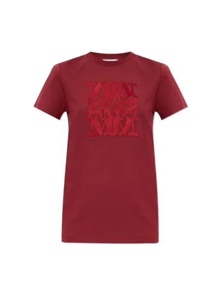 Koszulka Max Mara czerwona