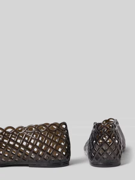 Baleriny z gładką podeszwą model Steve Madden czarne