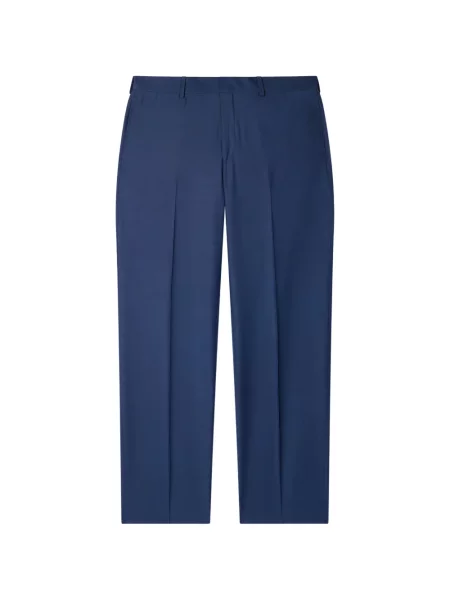 Pantaloni Paul Smith de lână albastru