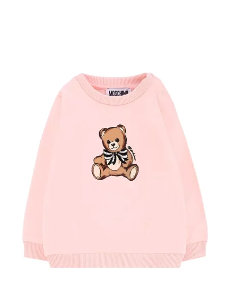 Bluza dziecięca Moschino różowa