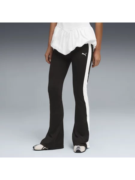 PUMA legginsy z rozszerzanymi nogawkami T7 Odzież S czarny