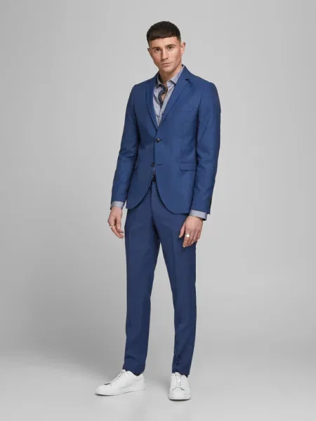 JACK & JONES Sacou Solaris bleumarin / noapte albastru