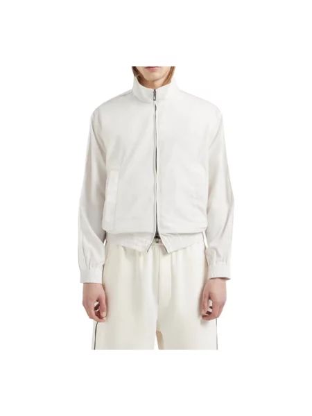 Kurtka bomber Emporio Armani biały