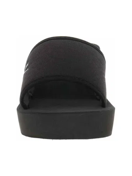 Calvin Klein Jeans Šľapky Beach Wedge Slide Canvas čierna