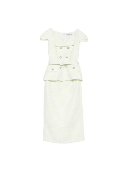 Sukienka Self-portrait zielona