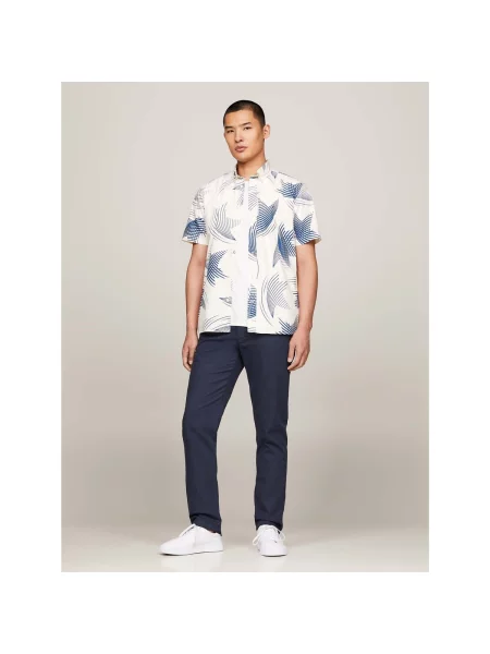 Pantaloni chino Tommy Hilfiger albastru