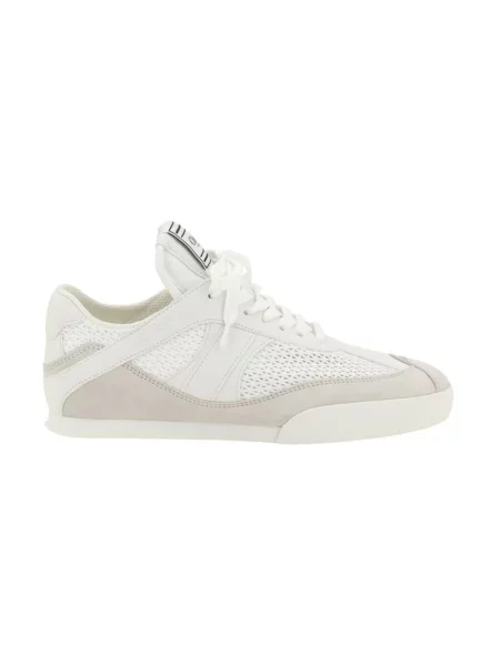 Sneakersy Chloe skórzane z logo brązowe