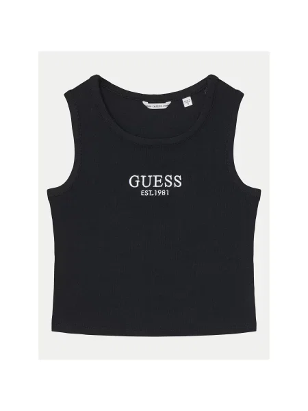 Guess Top Regular Fit črna