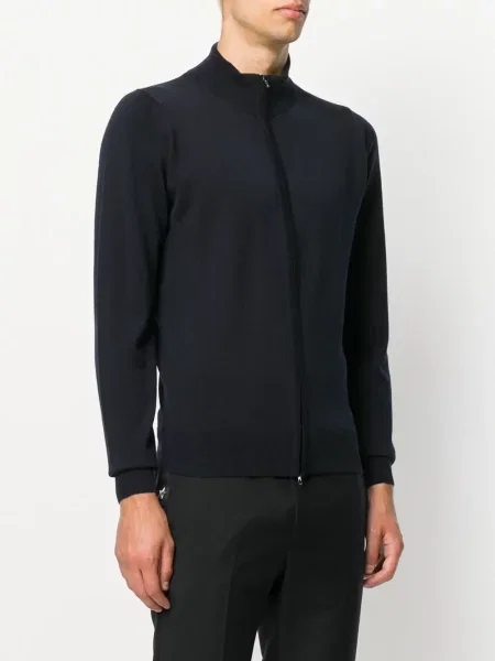 Cardigan John Smedley albastru