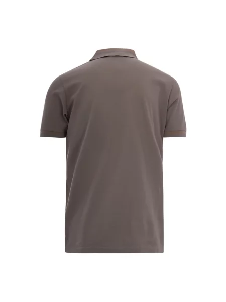 Koszulka polo Emporio Armani brązowa