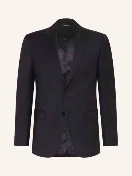 Zegna Garnitur O Kroju Extra Slim Fit blau granatowy