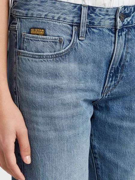 Джинси бойфренди G-star Raw блакитні