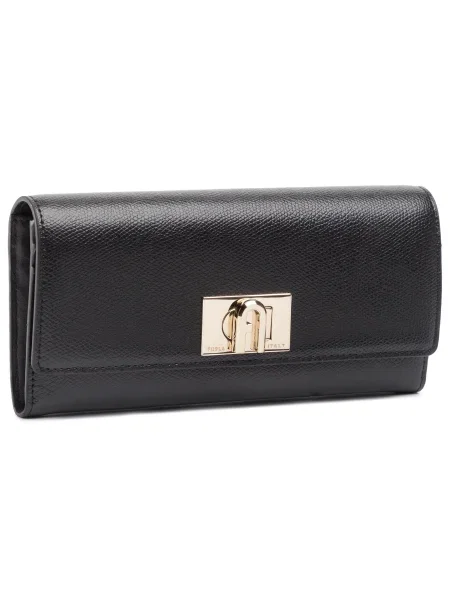 FURLA Peňaženka zlatá čierna