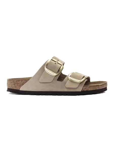 Klapki Birkenstock beżowe