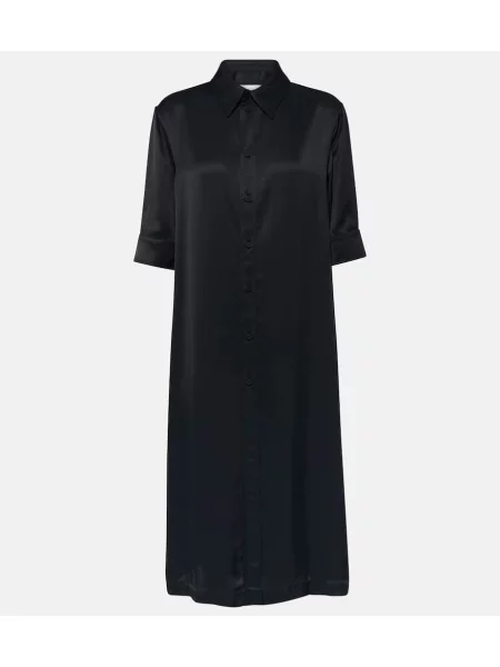 Rochie tip cămașă Jil Sander de costum albastru