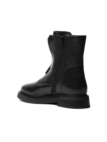 Buty do kostki Tosca Blu skórzane czarne
