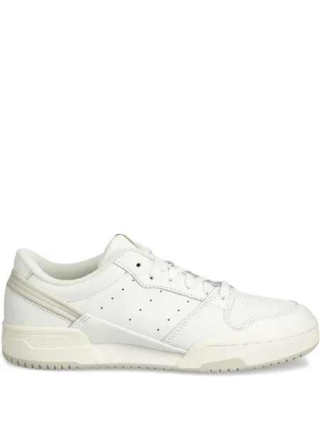 Geacă Adidas cu șireturi cu dungi cu platformă alb
