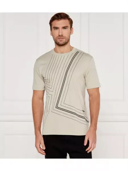 BOSS GREEN Tricou bej
