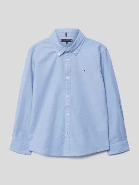 Koszula z kołnierzykiem na Tommy Hilfiger błękitna
