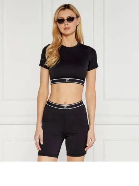 Juicy Couture Bluză | Cropped Fit negru