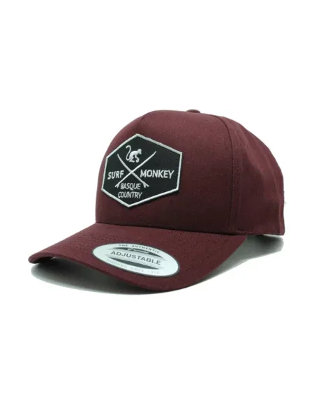 Surf Monkey Șapcă sport burgundy roșu