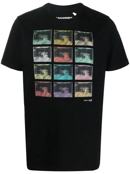 Tricou Maharishi cu imagine negru