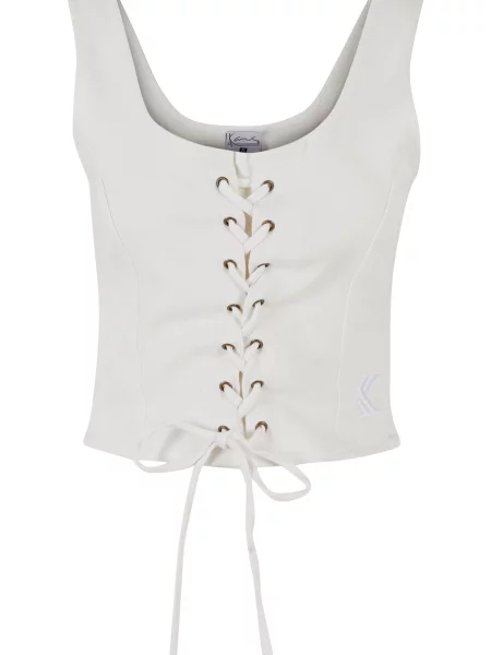 Palton Karl Kani alb