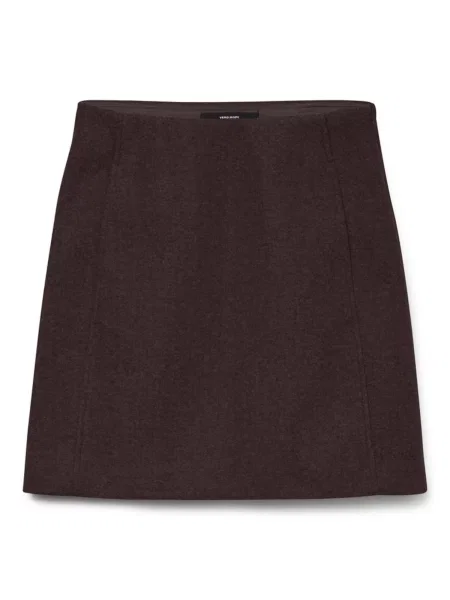 VERO MODA Fustă VMFORTUNALLISON ciocolatiu
