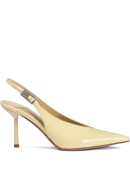 Pantofi cu toc Le Silla slingback galben