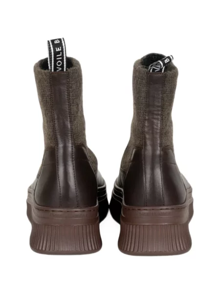 Botine Voile Blanche maro